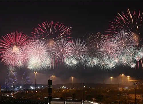 开阳县焰火晚会